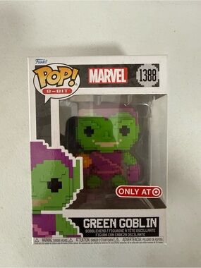 Funko Pop! Marvel Green Goblin 8-Bit - Green, Purple